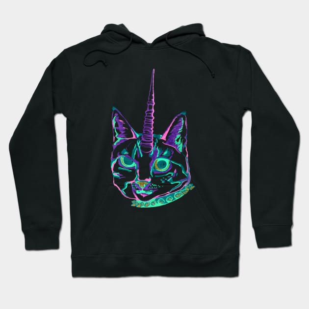 Punk Caticorn Hoodie by RaLiz